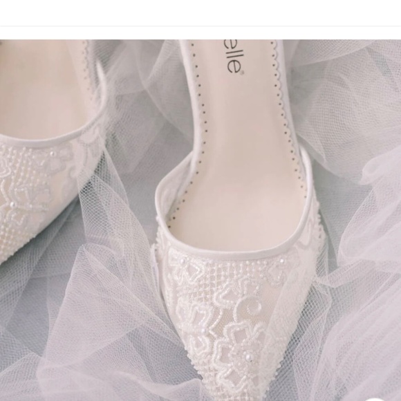 Bella Belle Penelope Ivory Wedding heels 8.5 M NWT - Picture 16 of 16